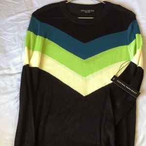 Swope black combo sweater
